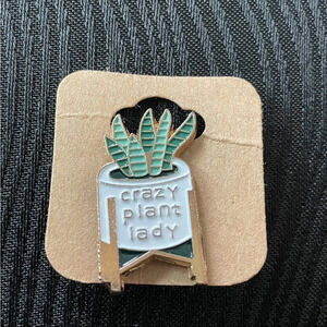 $5 Bundled  Crazy Plant Lady Enamel Pin
